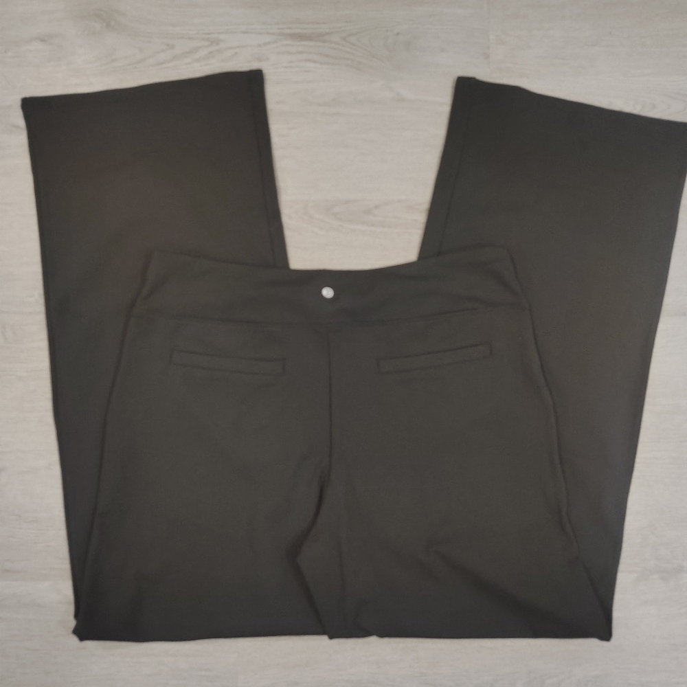 NWT G4Free Black Yoga Wide Leg Pockets High Waist Stretch, Sz 2XL 33” Inseam - Picture 3 of 9